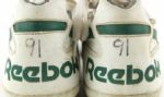 1989  Brian Noble Green Bay Packers Game Worn Cleats - MEARS LOA 