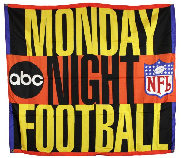 1990s ABC Monday Night Football 55" x 47" Lambeau Field Used Banner