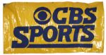 1990s  FOX & CBS Lambeau Field Stadium Banner - Lot of 2 One Used For Showdown In Titletown