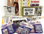 1980s Milwaukee Brewers Memorabilia - Starting Lineup Scroll Pennant 