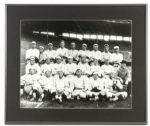 1920-40s depictions Babe Ruth New York Yankees Photo Display & Others Classic Baseball Photography Display - Lot of 4