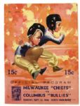 1940 Milwaukee Chiefs vs. Columbus Bullies Program