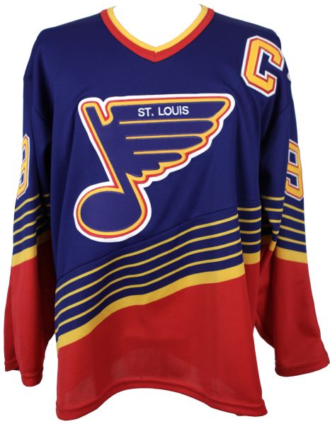 1995-96 Wayne Gretzky St. Louis Blues Authentic Jersey 