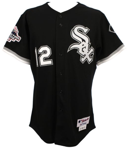 2003 Roberto Alomar Chicago White Sox Game Worn Jersey - Purchased at Sox Fest - MEARS LOA 