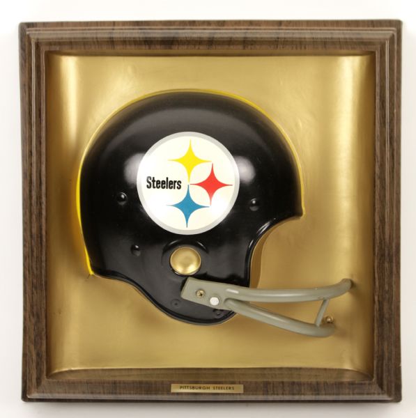 1969-70 Circa Pittsburgh Steelers  NFL Football Helmet Plaque