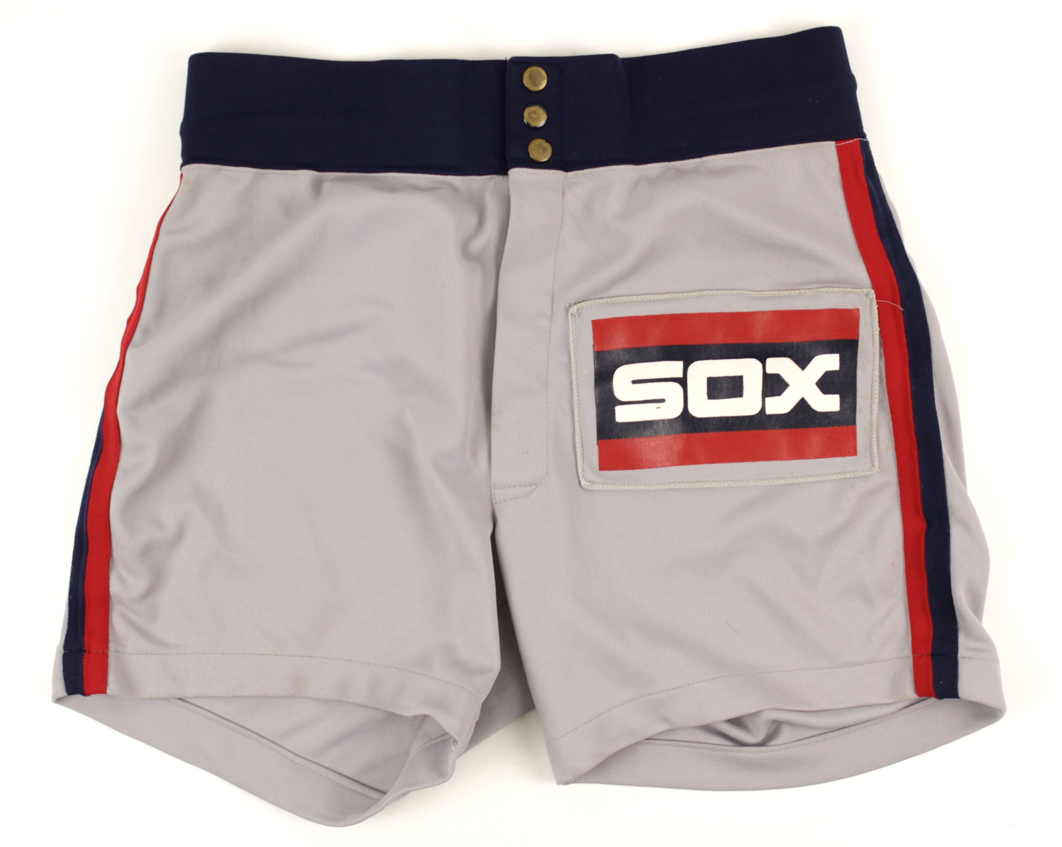 Lot Detail - 1984 Carlton Fisk Chicago White Sox Game Worn Shorts ...