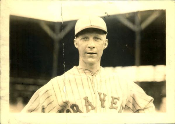 1925 Ernie "Red" Padgett Boston Braves "TSN Collection Archives" Original 5" x 7" Photo (Sporting News Collection Hologram/MEARS LOA)