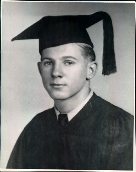 1950 Whitey Ford High School Graduation "Boston Herald Collection Archives" Original 6.5" x 8.5" Photo (BH Hologram/MEARS LOA)