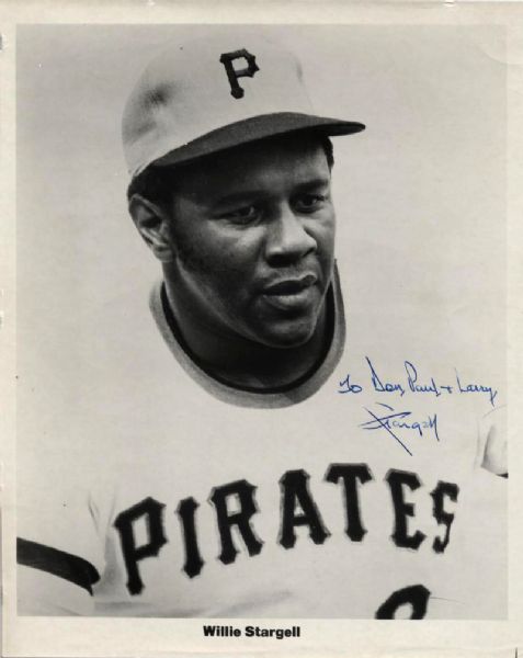 1970s Willie Stargell Pittsburgh Pirates Signed 8" x 10" Photo - JSA 