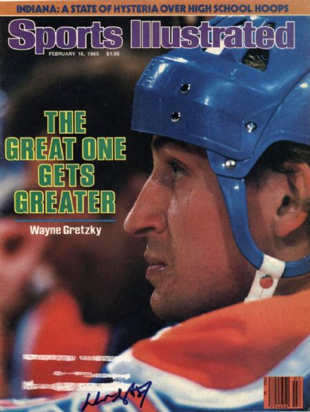1985-97 Autographed Magazines & 8" x 10" Photos w/Gretzky, Rice, Majkowski, Desmond Howard & More - Lot of 8 (JSA)