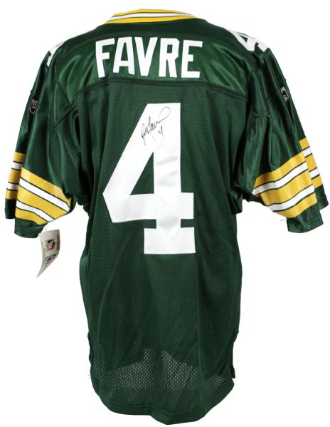 1990s Brett Favre Green Bay Packers Signed Authentic Jersey - JSA 