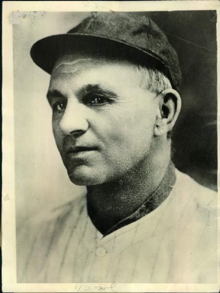 1929 Joe McGinnity New York Giants "Boston Herald Archives" Original 6" x 8" Photo (BH Archives Hologram/MEARS LOA)