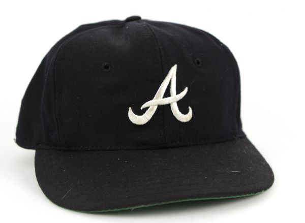 1969-71 Atlanta Braves Unidentified Game Worn Cap (MEARS LOA)