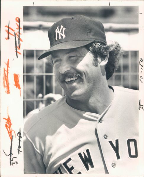 1971-76 Catfish Hunter Oakland Athletics New York Yankees "John Rogers Photo Archives" Original Photos - Lot of 19