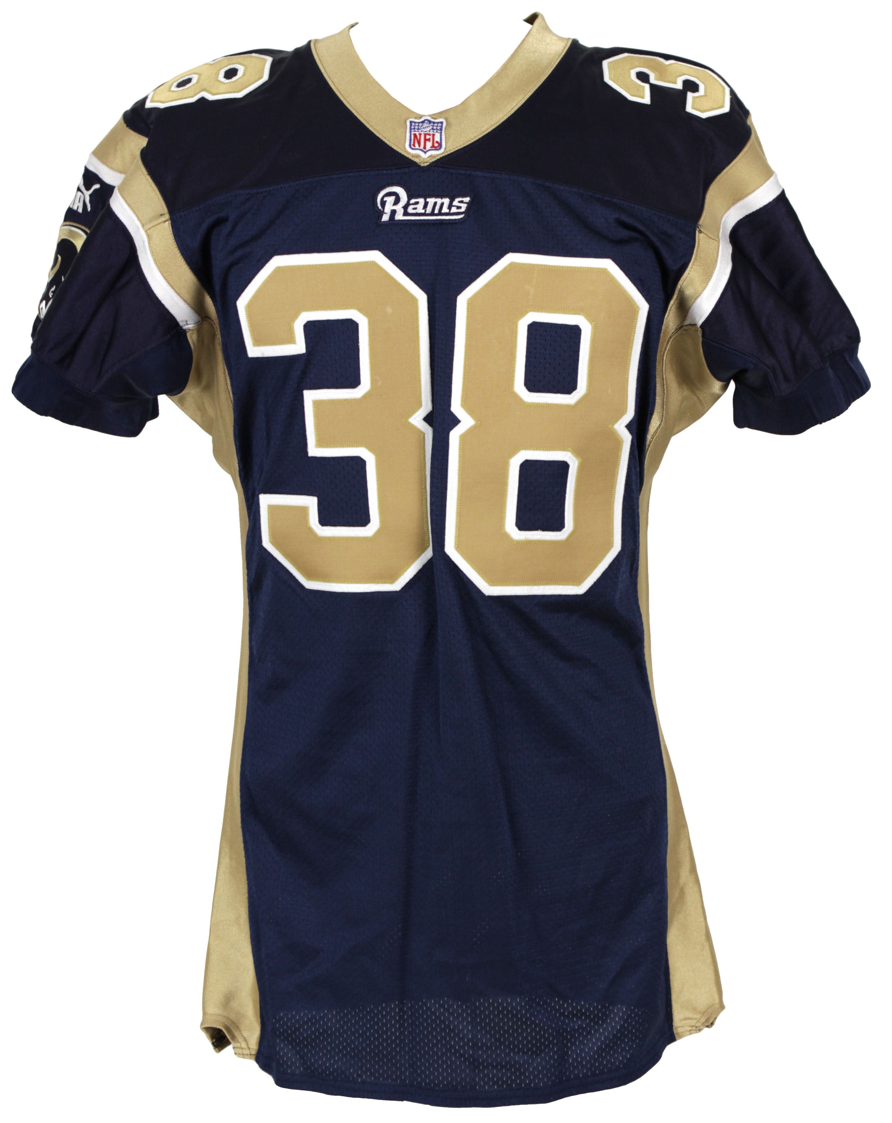 rams game worn jersey