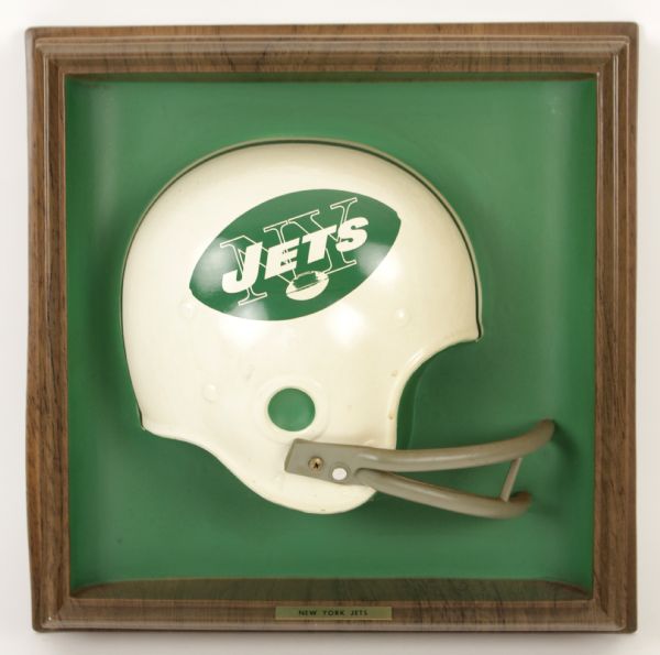 1969-70 Circa New York Jets NFL Football Helmet Plaque