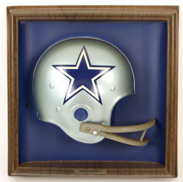 1969-70 Circa Dallas Cowboys NFL Football Helmet Plaque