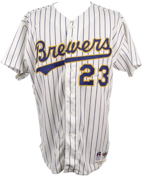 greg vaughn brewers jersey