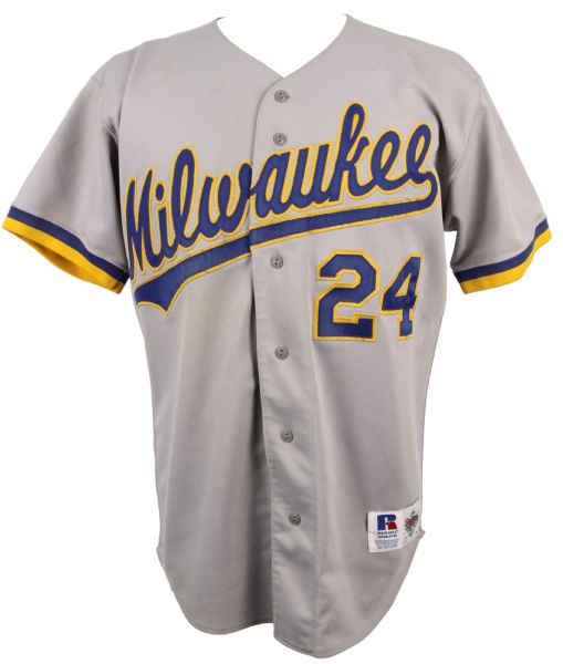 brewers game worn jersey