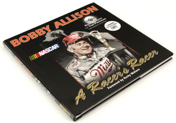 2003 Bobby Allison Signed A Racers Racer Hardcover Book w/ DVD 