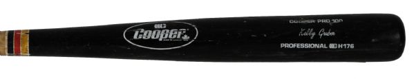 1989-90 Kelly Gruber Toronto Blue Jays Cooper Professional Model Game Used Bat (MEARS A8)