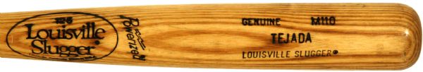 1986-89 Wilfredo Tejada Montreal Expos Louisville Slugger Professional Model Game Used Bat (MEARS LOA)