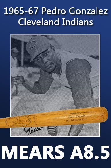 1965-67 Pedro Gonzalez H&B Louisville Slugger Professional Model Game Used Bat (MEARS A8.5)