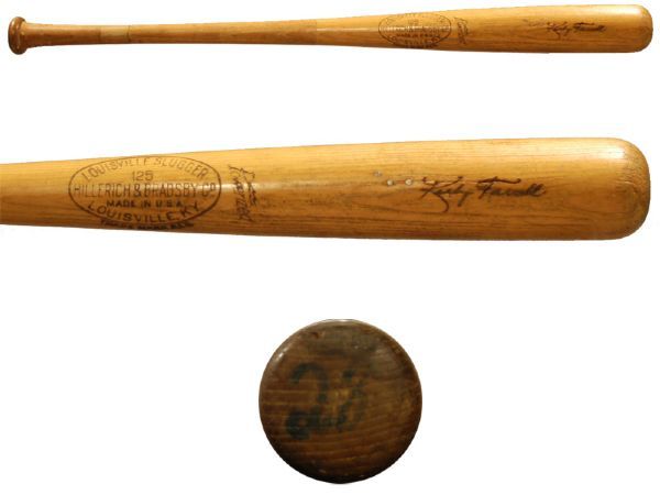 1933-34 Kirby Ferrell Louisville Slugger Professional Model Game Used Bat (MEARS A7.5)