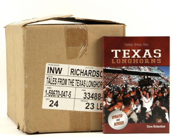 2005 Tales from the Texas Longhorns Hardcover Book - Lot of 24