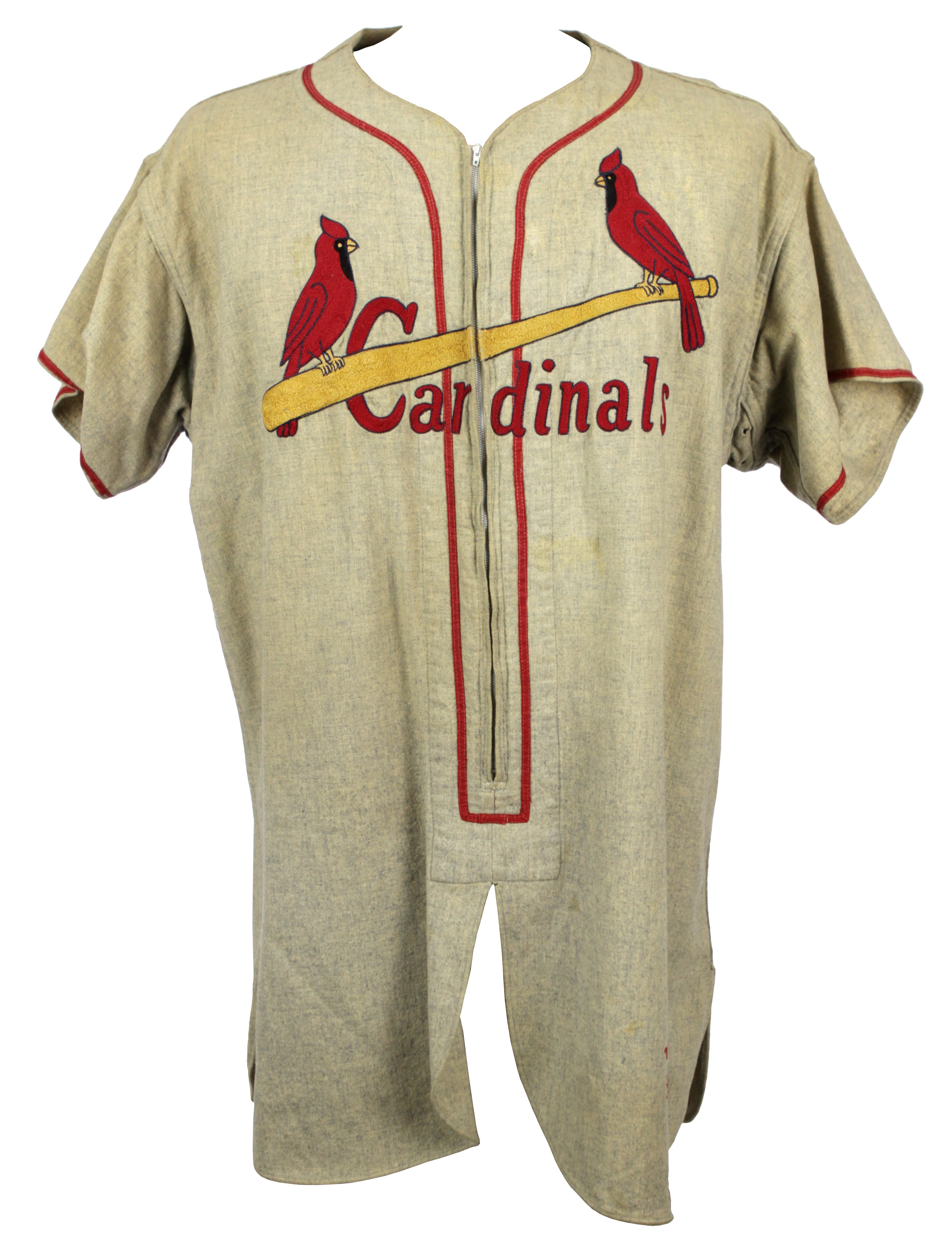 Lot Detail - 1951 Ted Wilks St. Louis Cardinals Game Worn Road