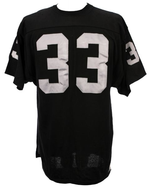 1967-69 Billy Cannon Oakland Raiders Game Worn Durene Jersey w/Repairs - MEARS LOA 