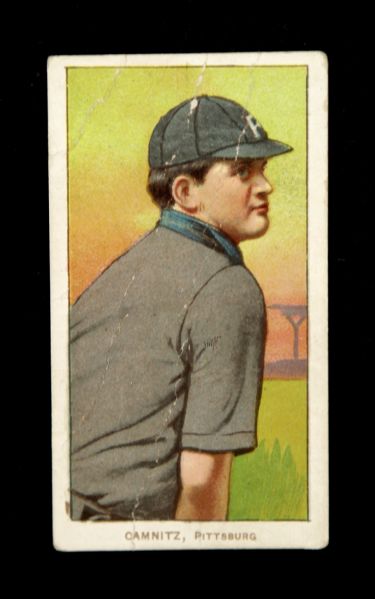 1909-11 Howie Camitz Pittsburgh Pirates T206 White Border Arms at Side Variation 