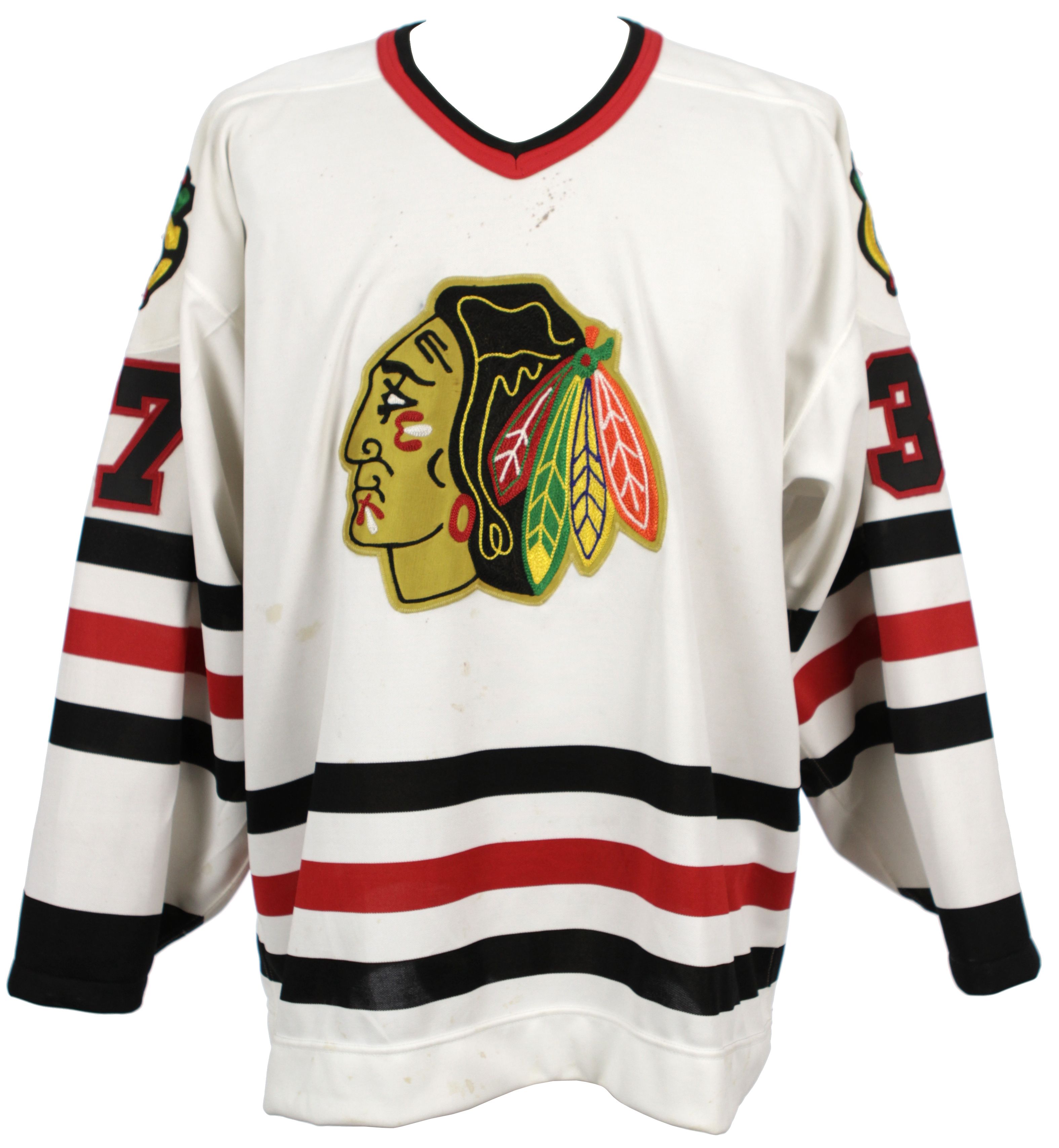 1983 Chicago Blackhawks Retro White Hockey Jerseys | YoungSpeeds