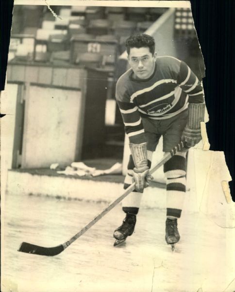 1924-26 Jerry Geran Boston Bruins Original Photos - Lot of 2 (MEARS LOA)