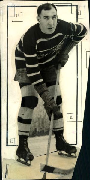 1929 Jimmy Herbert Boston Bruins Original 4" x 8" Photo (MEARS LOA)