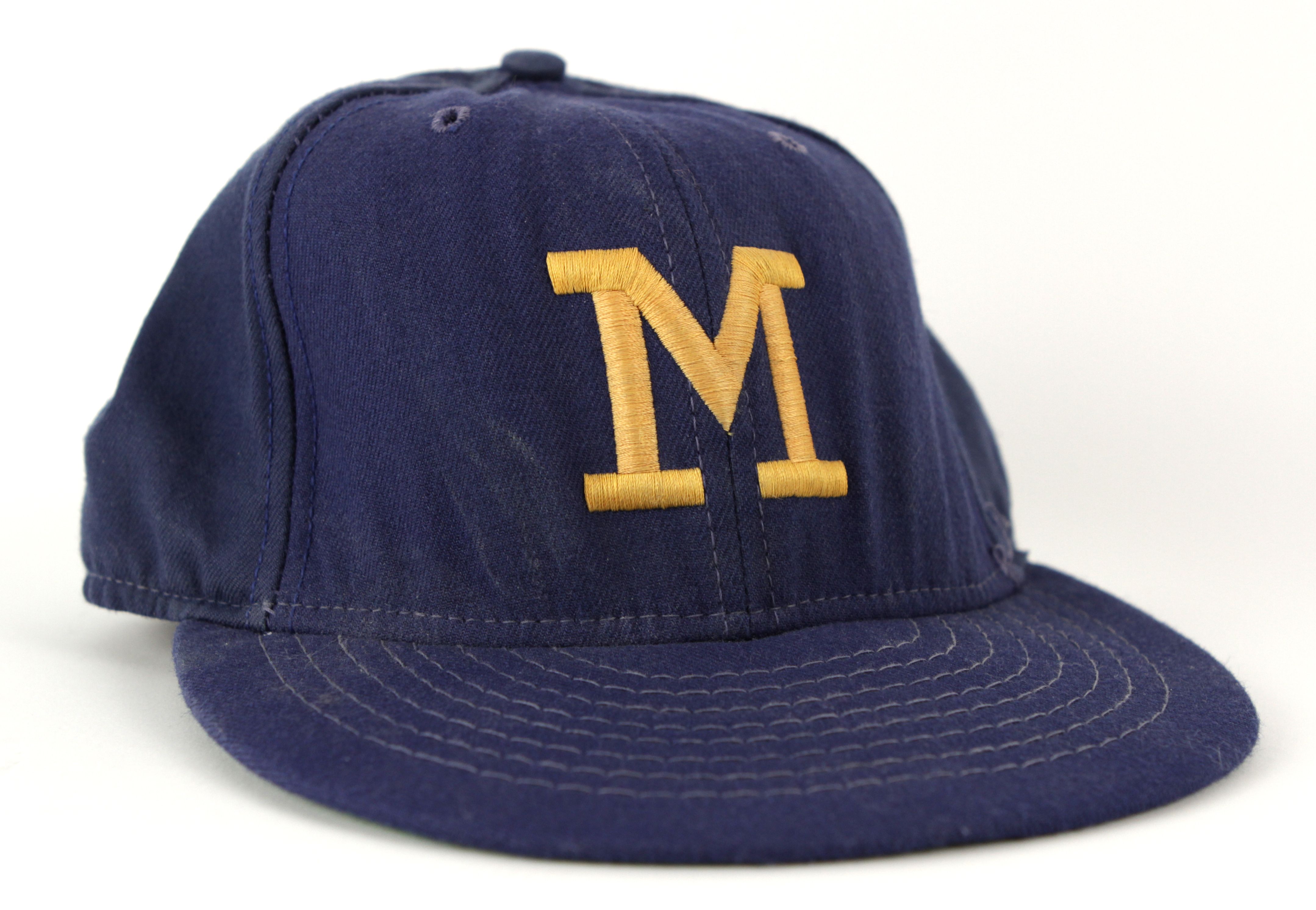 Lot Detail - 1974-77 Robin Yount Milwaukee Brewers Game Worn Cap Early ...