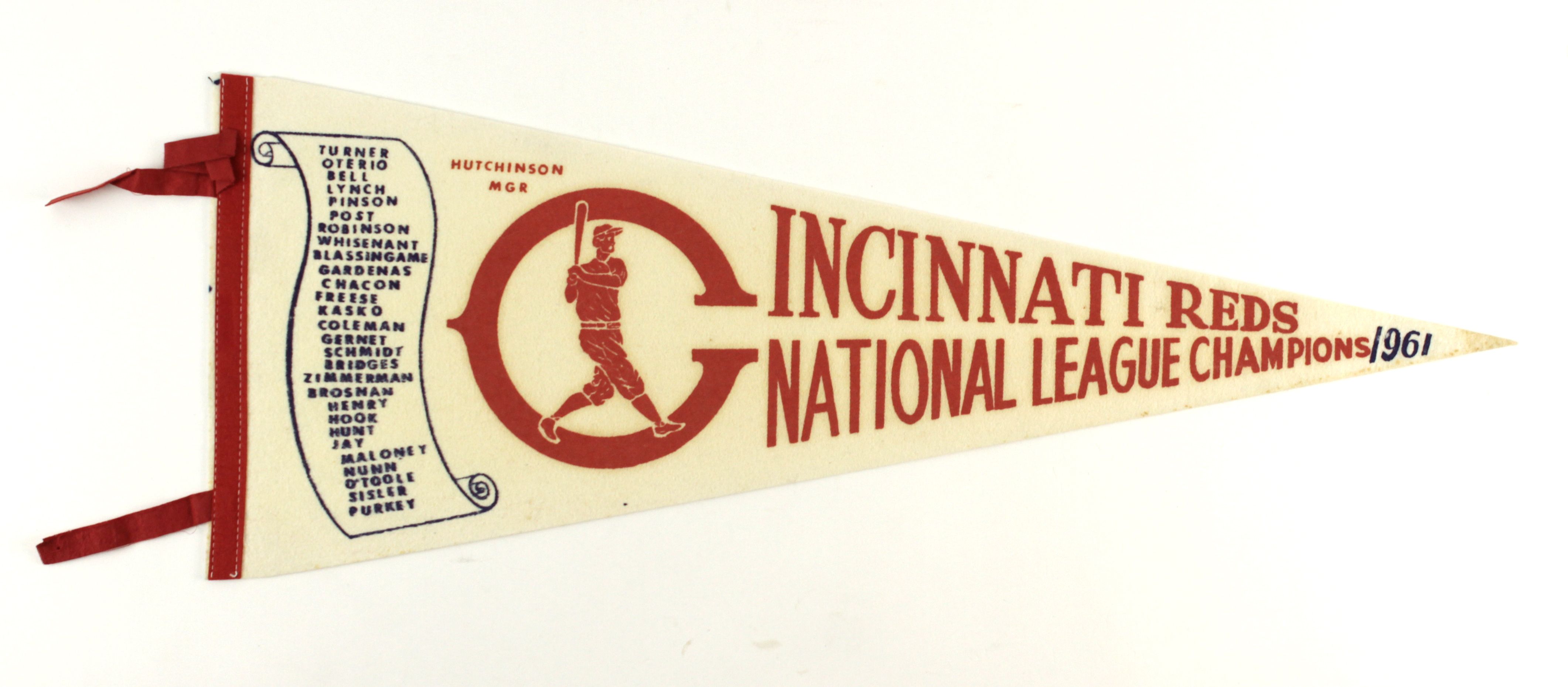 Cincinnati Reds Ribbon Drapeau Mlb Cincinnati Reds Nation 91x152 Cm Drapeau Cincinnati Reds ...