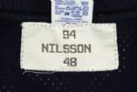 1994 David Nilsson Milwaukee Brewers Game Worn BP Jersey - MEARS LOA 
