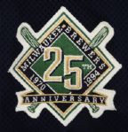 1994 David Nilsson Milwaukee Brewers Game Worn BP Jersey - MEARS LOA 
