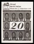 1984-96 Milwaukee Bucks Publication - Lot of 2 w/Glenn Robinson Autograph 