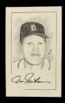 1980s John Raitt Signed Sketches  Lot of 5 w/Bill Freehan Rick Sutcliffe Darrell Evans Tim McCarver Dwight Evans