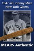 1947-49 Johnny Mize New York Giants H&B Louisville Slugger Professional Model Game Used Bat (MEARS LOA) 