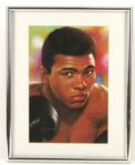 Muhammad Ali Poster Artwork Sports Illustrated/Ring Magazine Cover Collage (Lot of 4)