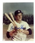 1980s Hank Bauer & Moose Skowron New York Yankees Signed 8 x 10 - JSA 