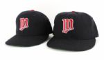 1992-93 Minnesota Twins Professional Model Cap - Lot of 2 