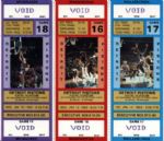 1983 Detroit Pistons Full Ticket - Lot of 3 