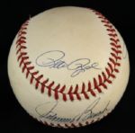 1989-93 The Big Red Machine Signed ONL (White) Baseball w/Tony Perez Joe Morgan  Johnny Bench Pete Rose - JSA 