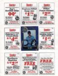 1994 Rollie Fingers Milwaukee Brewers Rare Give Away Card w/ Promotional Flier - Lot of 16