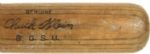 1960-64 Chuck Klein H&B Louisville Slugger Professional Model College Bat (MEARS LOA)