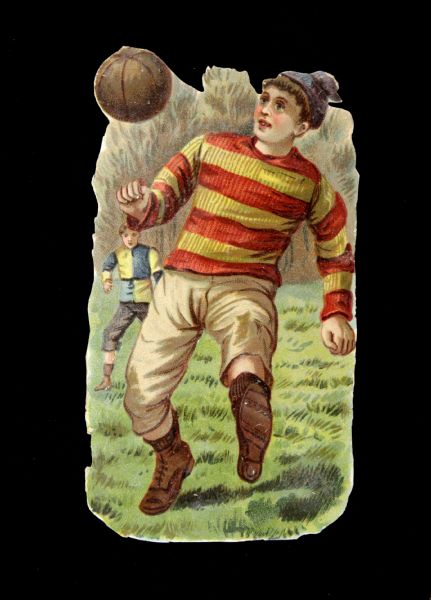 1880s Rugby Football Player Trade Card 